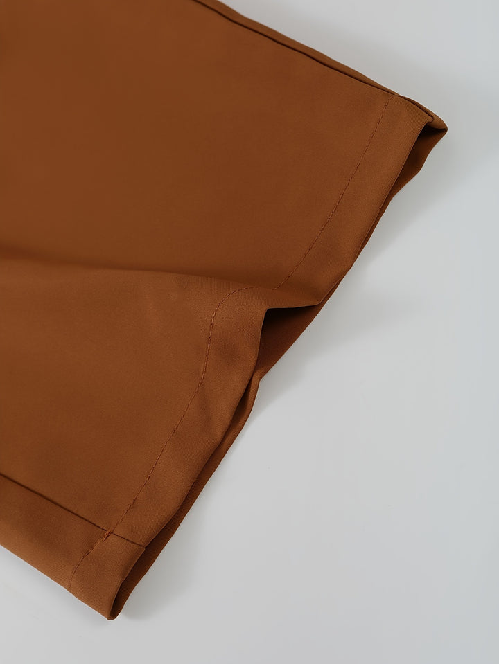 Relaxed Tailored Short Sleeve Shirt and Trousers Set