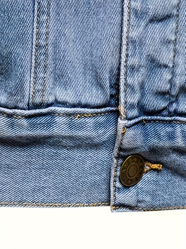 Classic Button-Up Denim Jacket