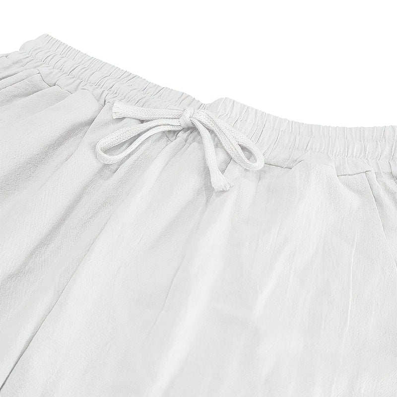 Linen Drawstring Pants