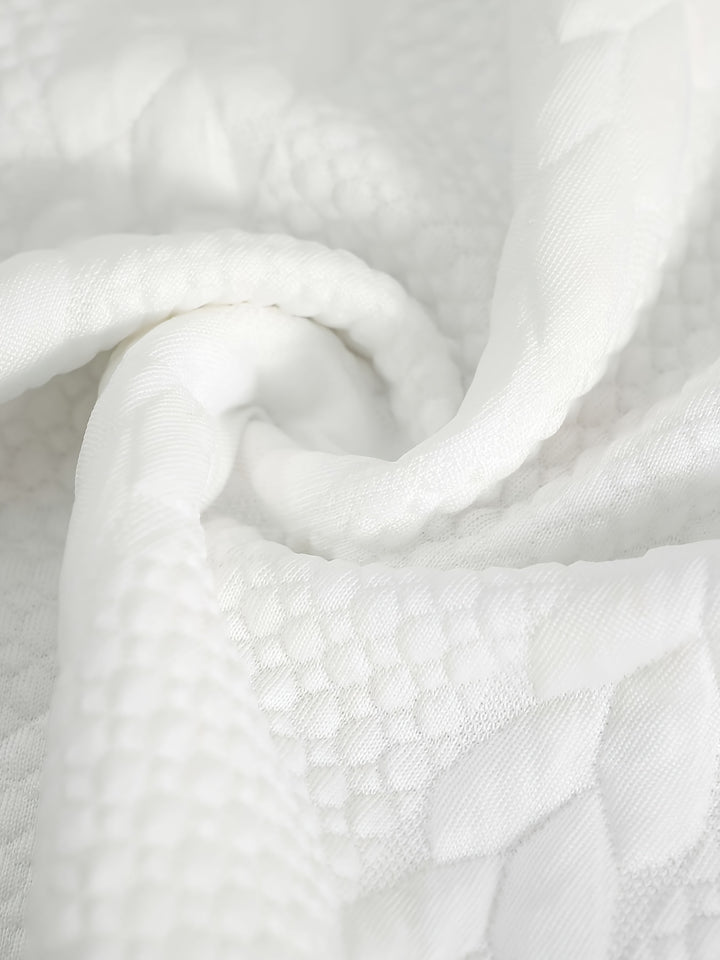 Textured Cable Knit T-Shirt and Shorts Set