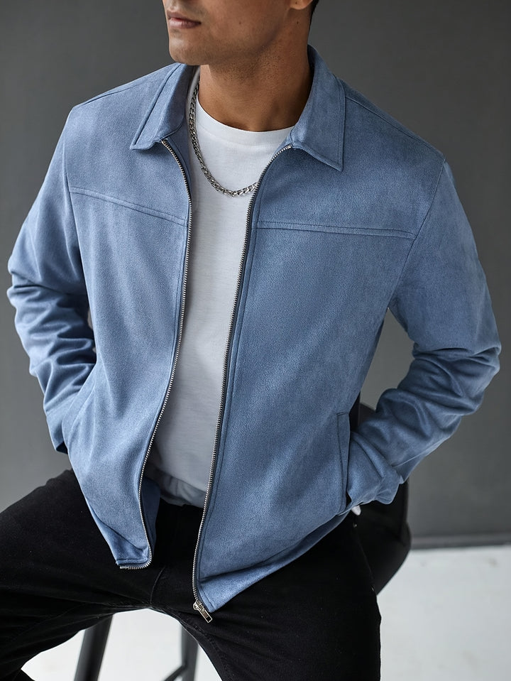 Tailored Suede Jacket