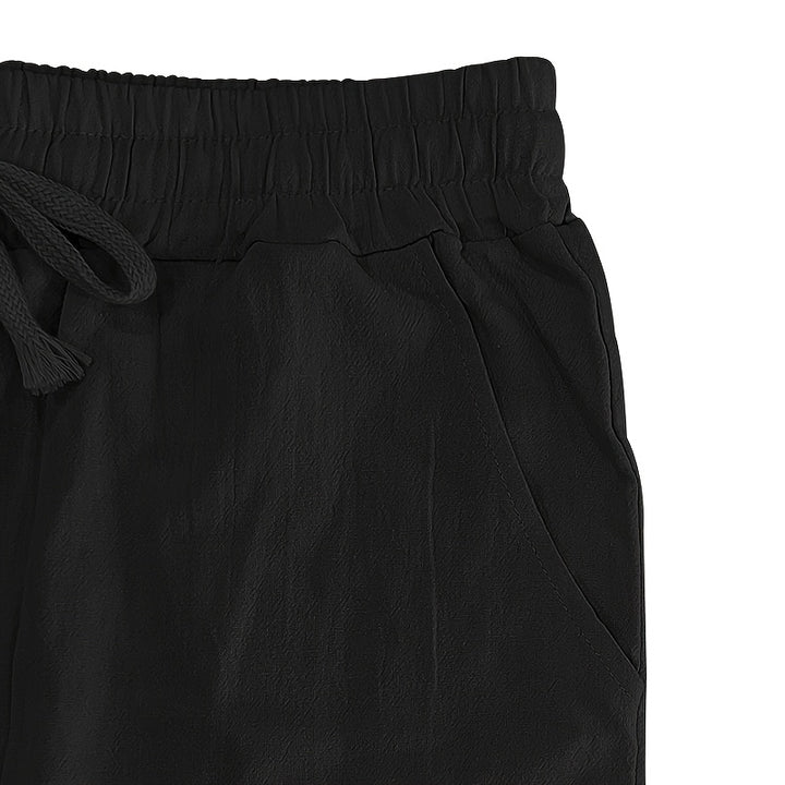 Linen Drawstring Pants