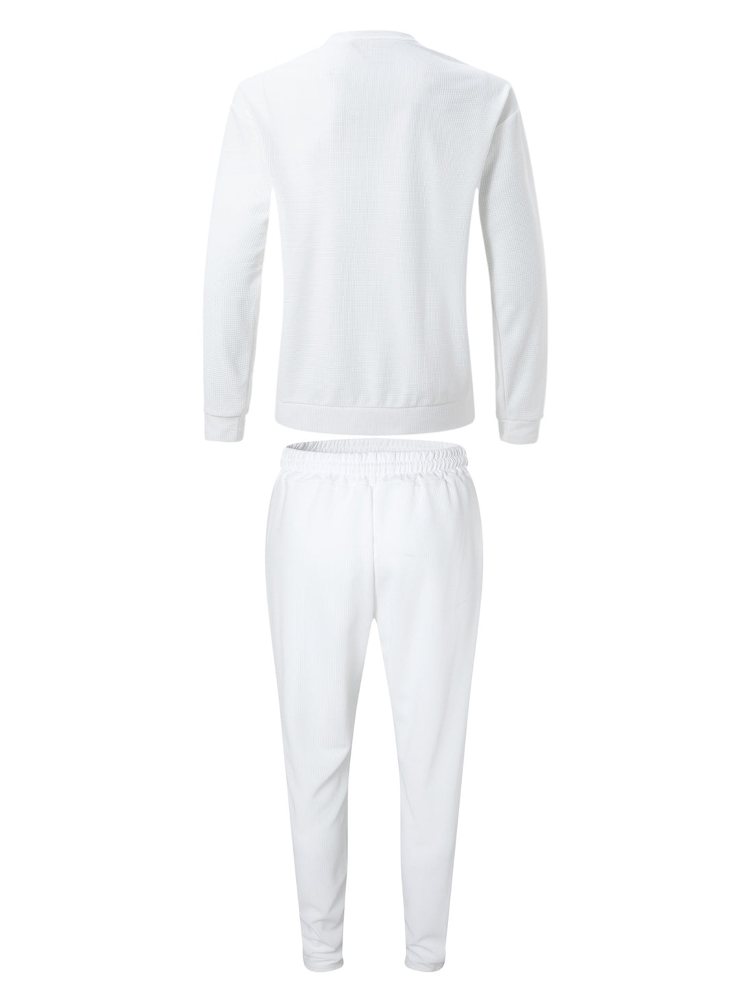 Textured Long Sleeve Top and Joggers Set