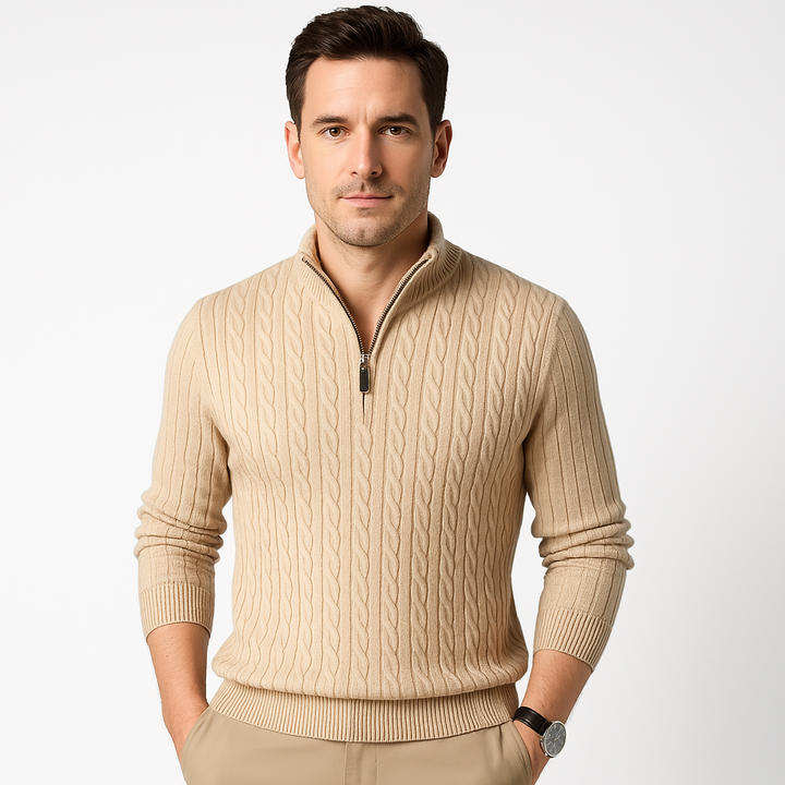 Rory Pullover mit Viertelreißverschluss