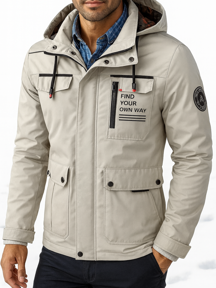 Waterproof Hooded Utility Jacket