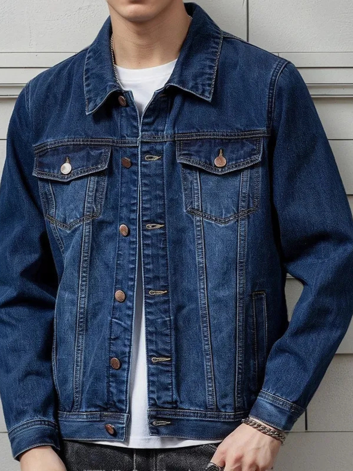 Classic Button-Up Denim Jacket