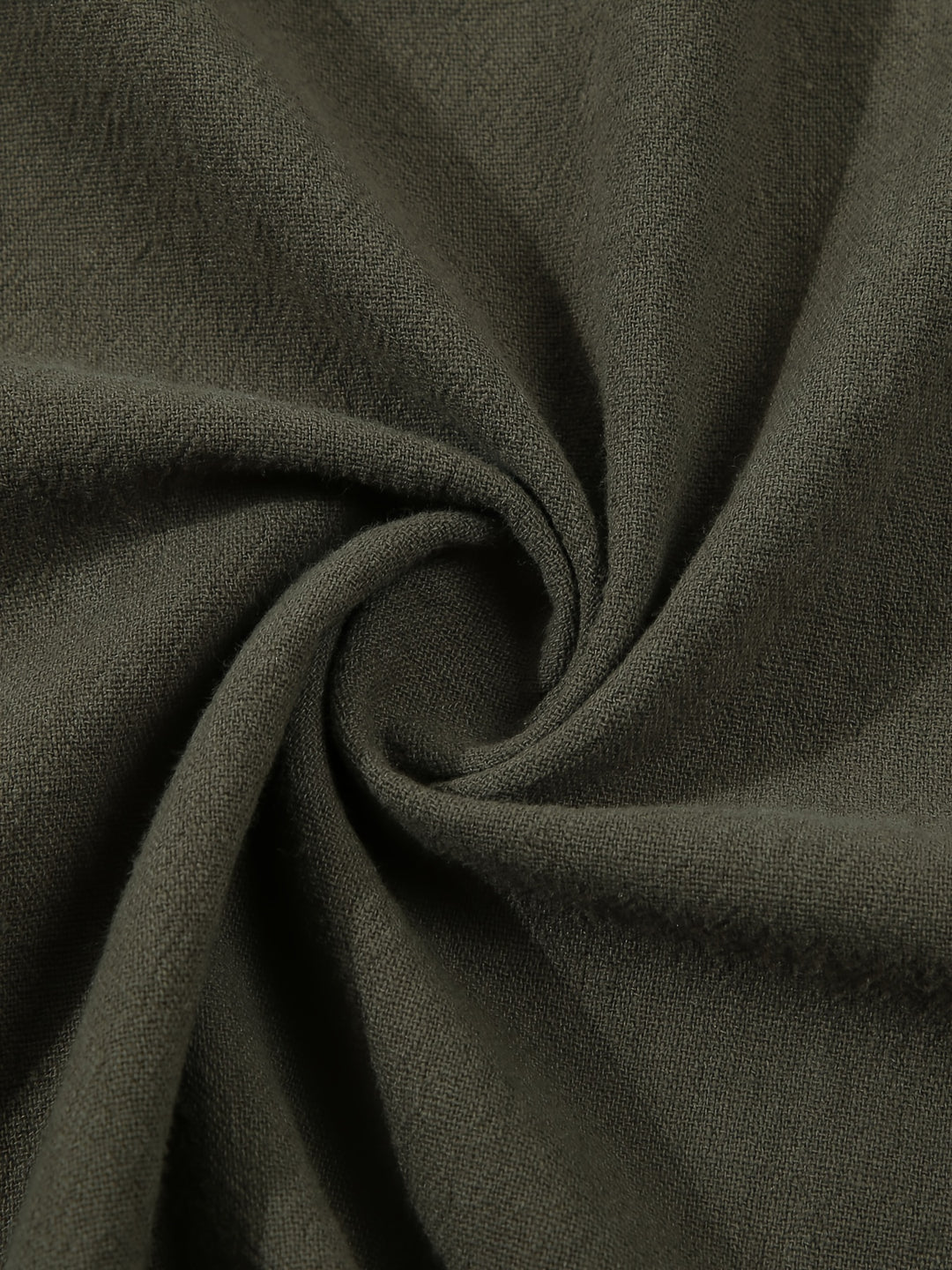 Textured Long Sleeve Henley Shirt