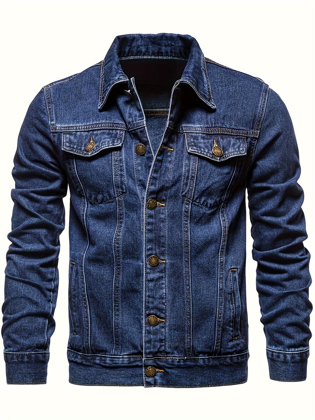 Classic Button-Up Denim Jacket