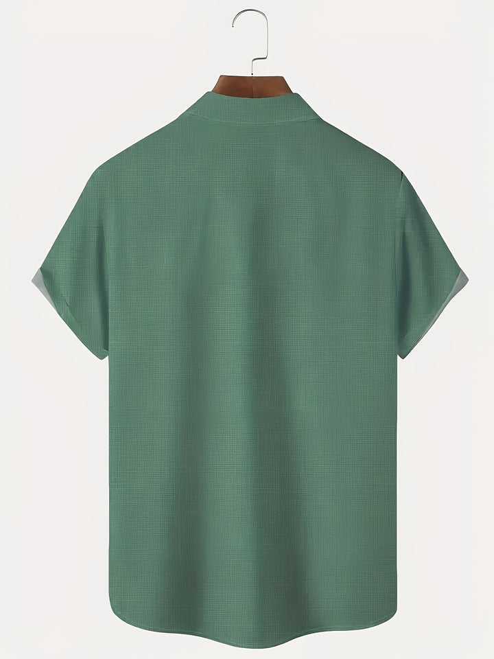 Geometric Pattern Beach Shirt