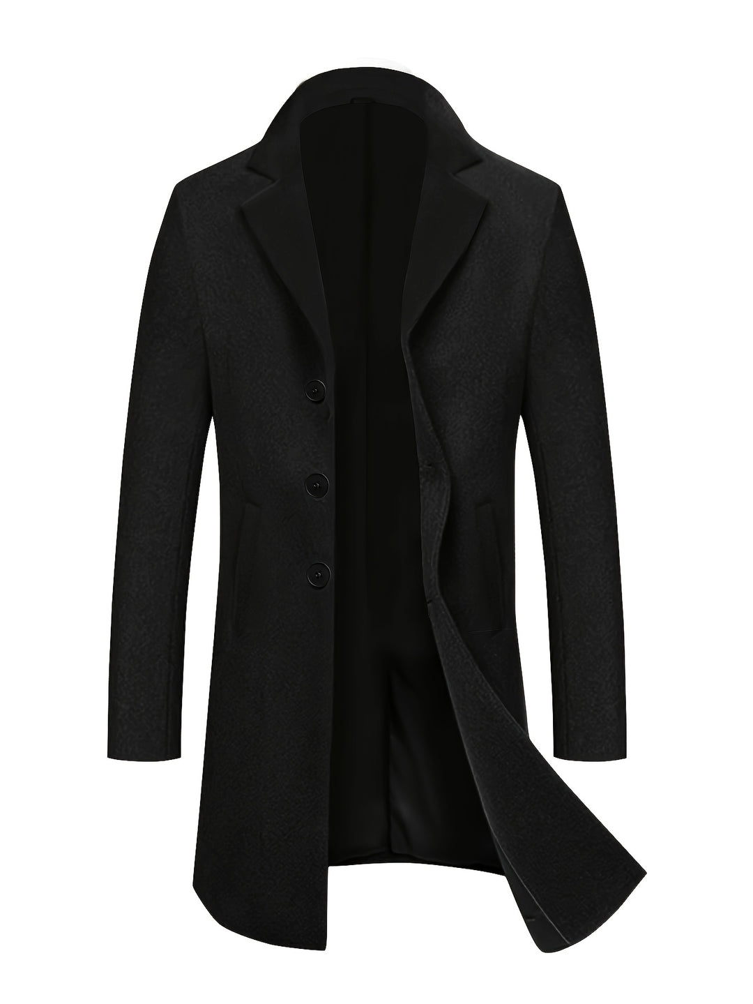 Classic Single-Breasted Overcoat