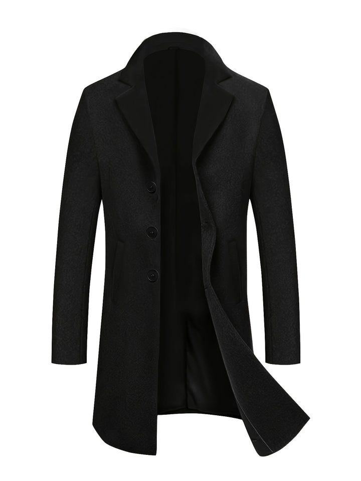Classic Single-Breasted Overcoat
