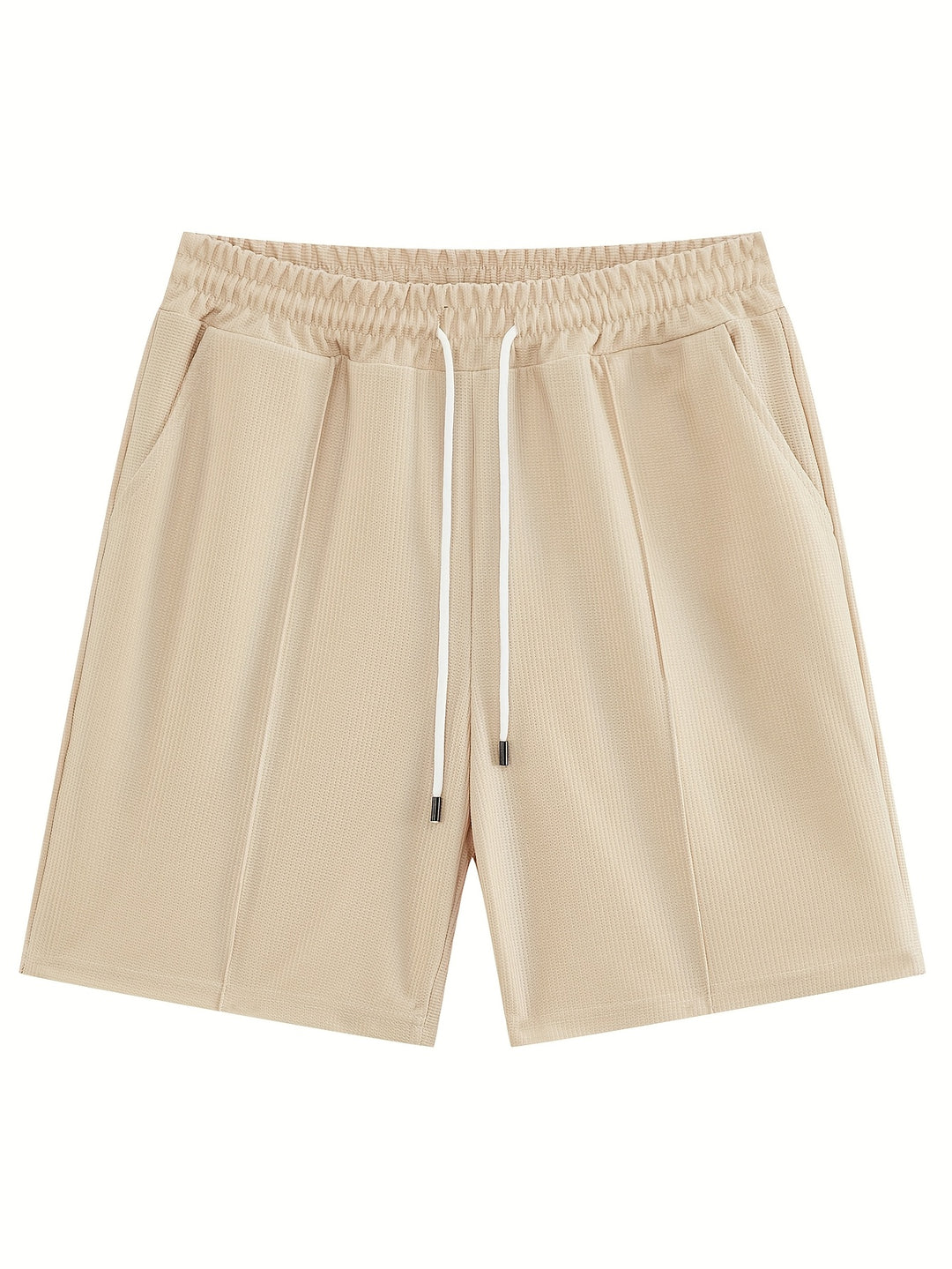 Textured Minimalist T-Shirt and Shorts Set