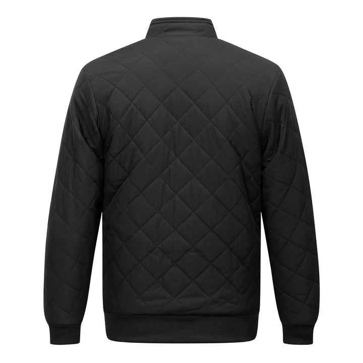 Quilted Fleece-Lined Bomber Jacket