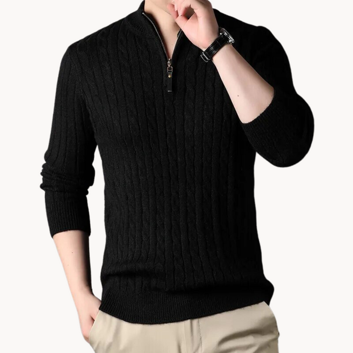 Rory Pullover mit Viertelreißverschluss