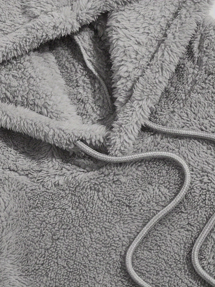 Fleece Hoodie and Shorts Set