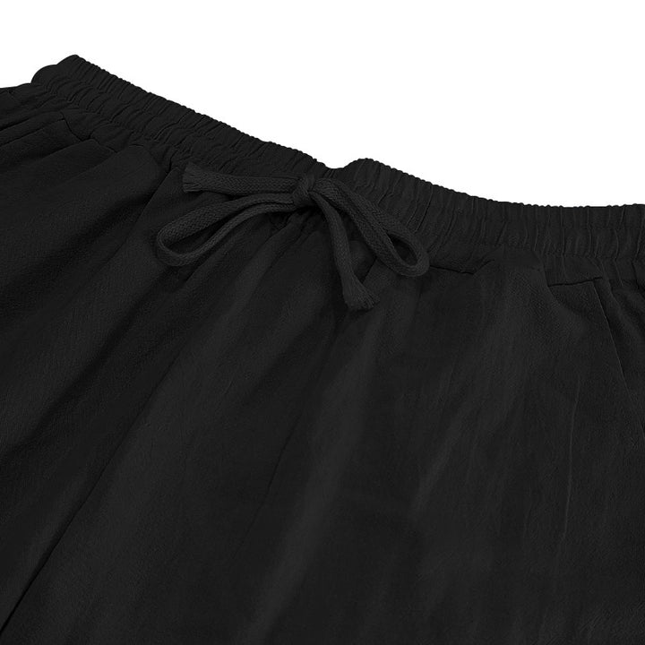 Linen Drawstring Pants