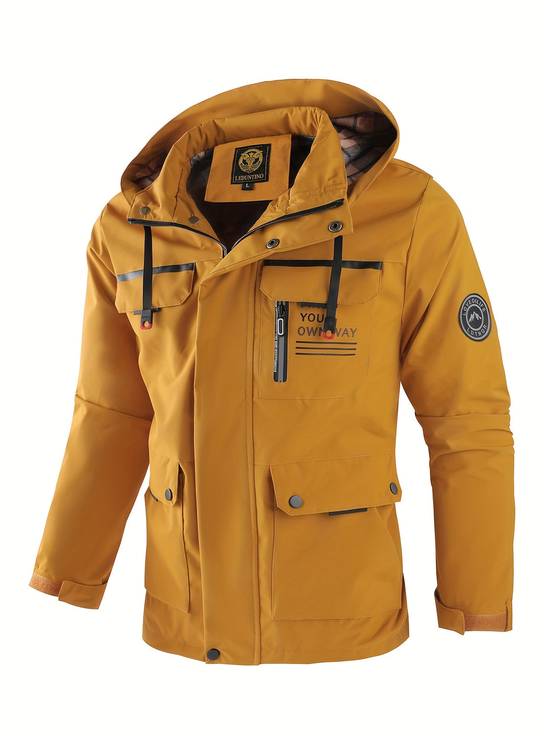 Waterproof Hooded Utility Jacket