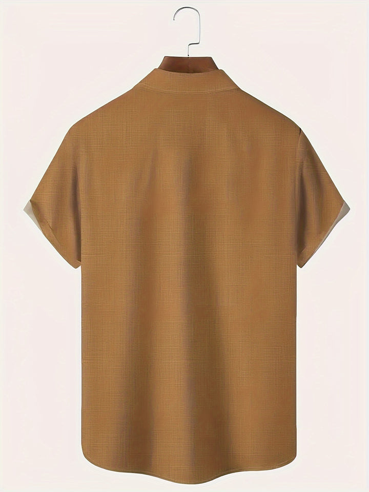 Geometric Pattern Beach Shirt