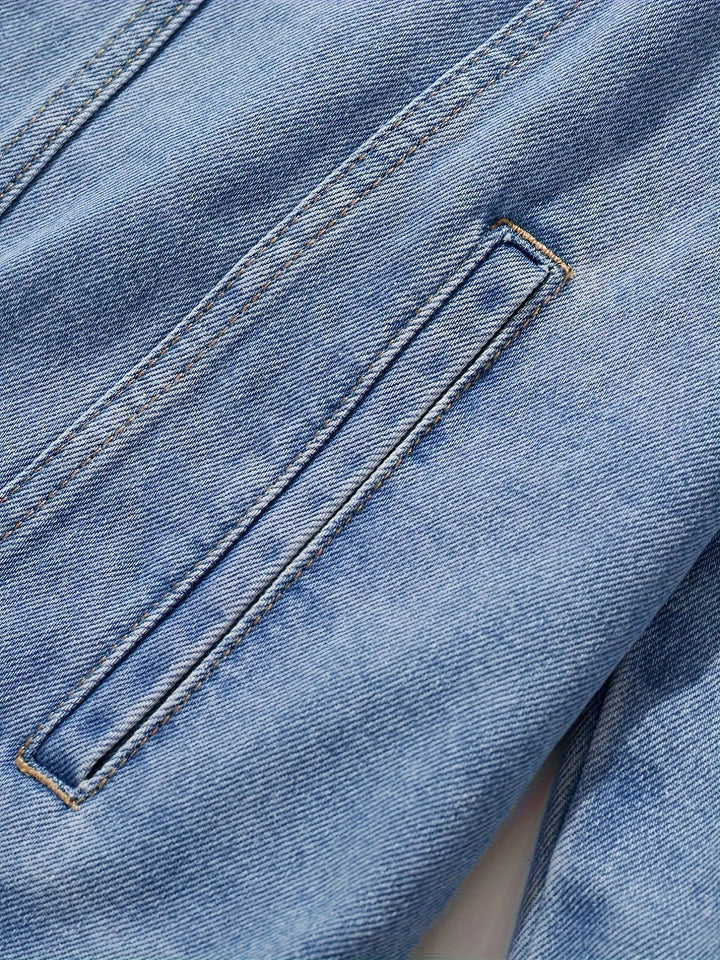 Classic Button-Up Denim Jacket