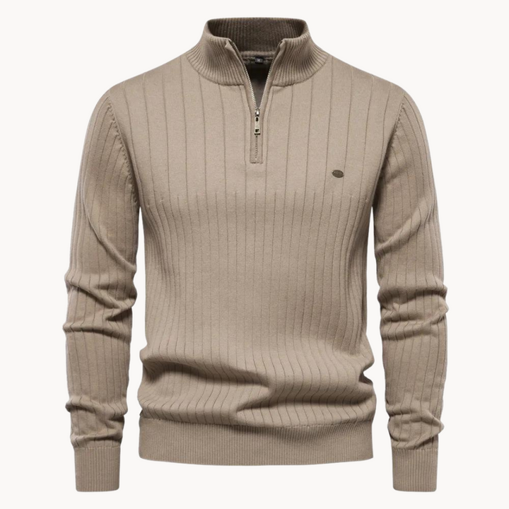 Jenson Pullover mit Viertelreißverschluss