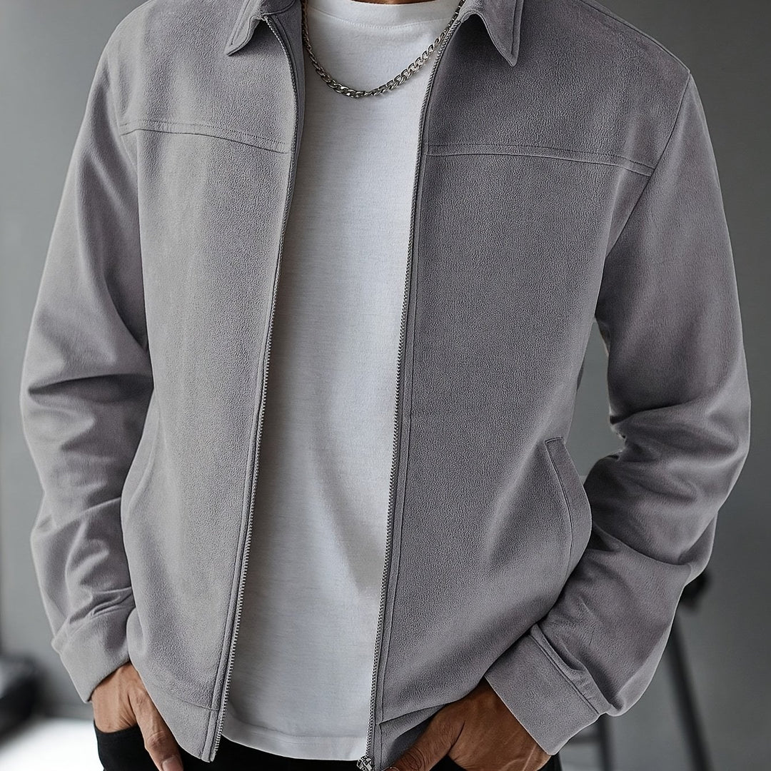 Tailored Suede Jacket