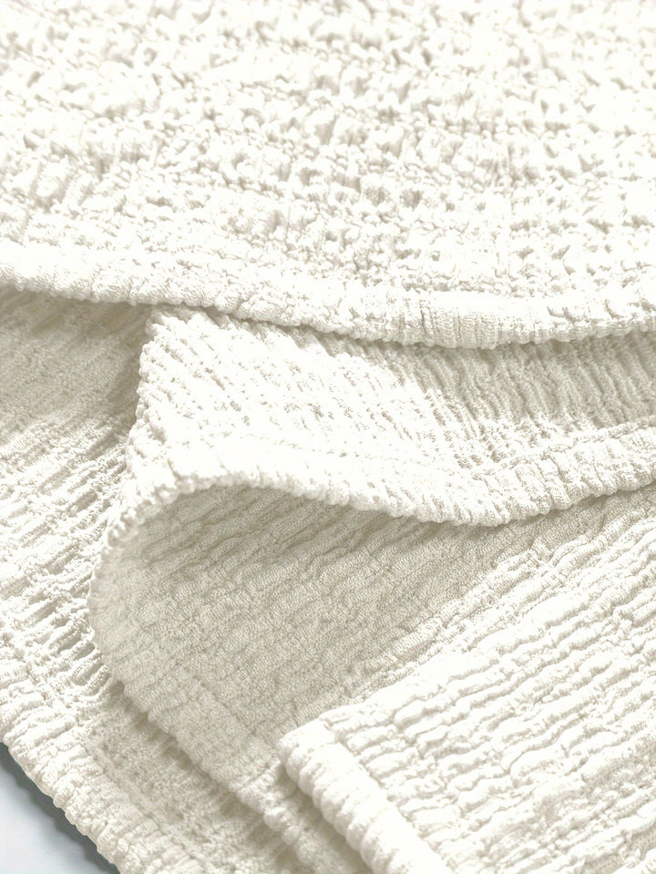 Textured Button-Up Shirt