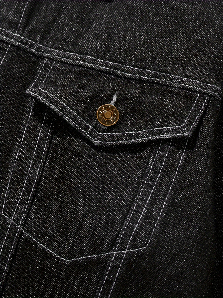 Classic Button-Up Denim Jacket