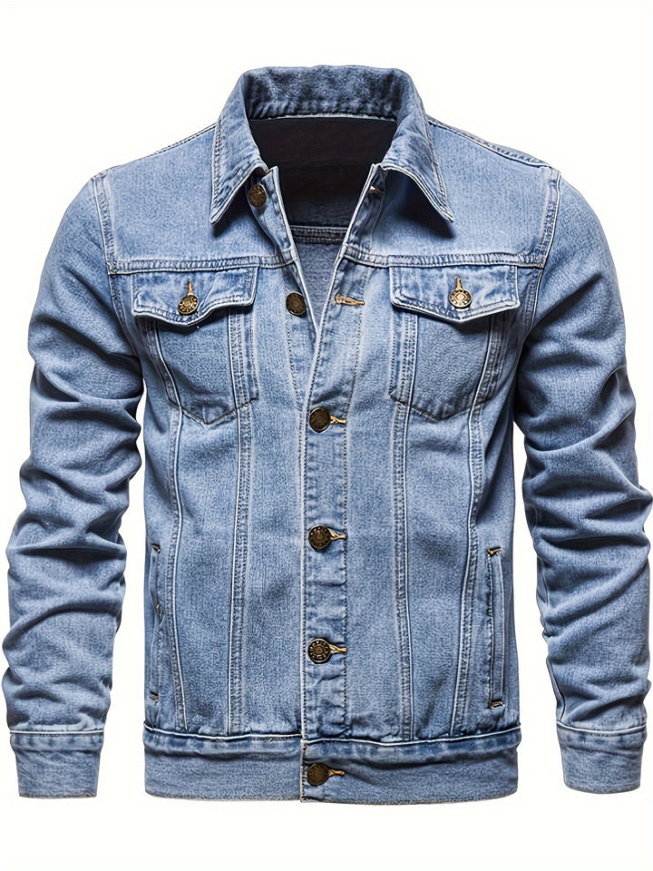 Classic Button-Up Denim Jacket