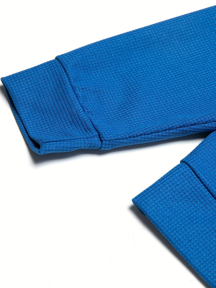 Textured Long Sleeve Top and Joggers Set