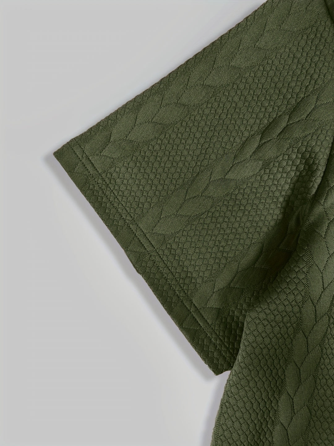 Textured Cable Knit T-Shirt and Shorts Set