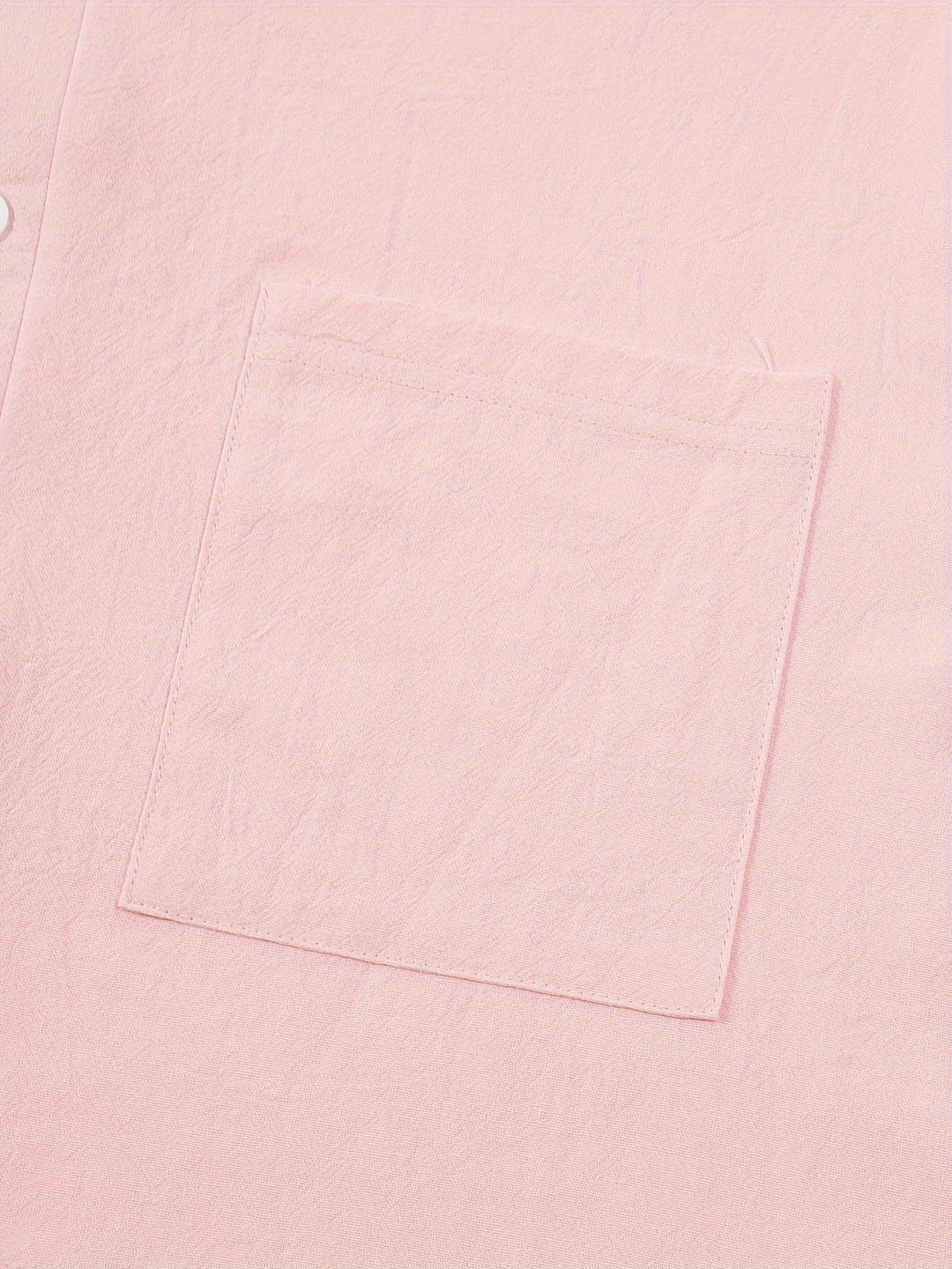 Textured Long Sleeve Henley Shirt