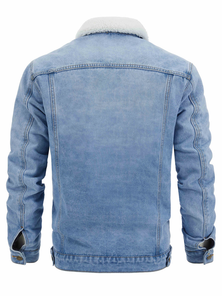 Classic Button-Up Denim Jacket