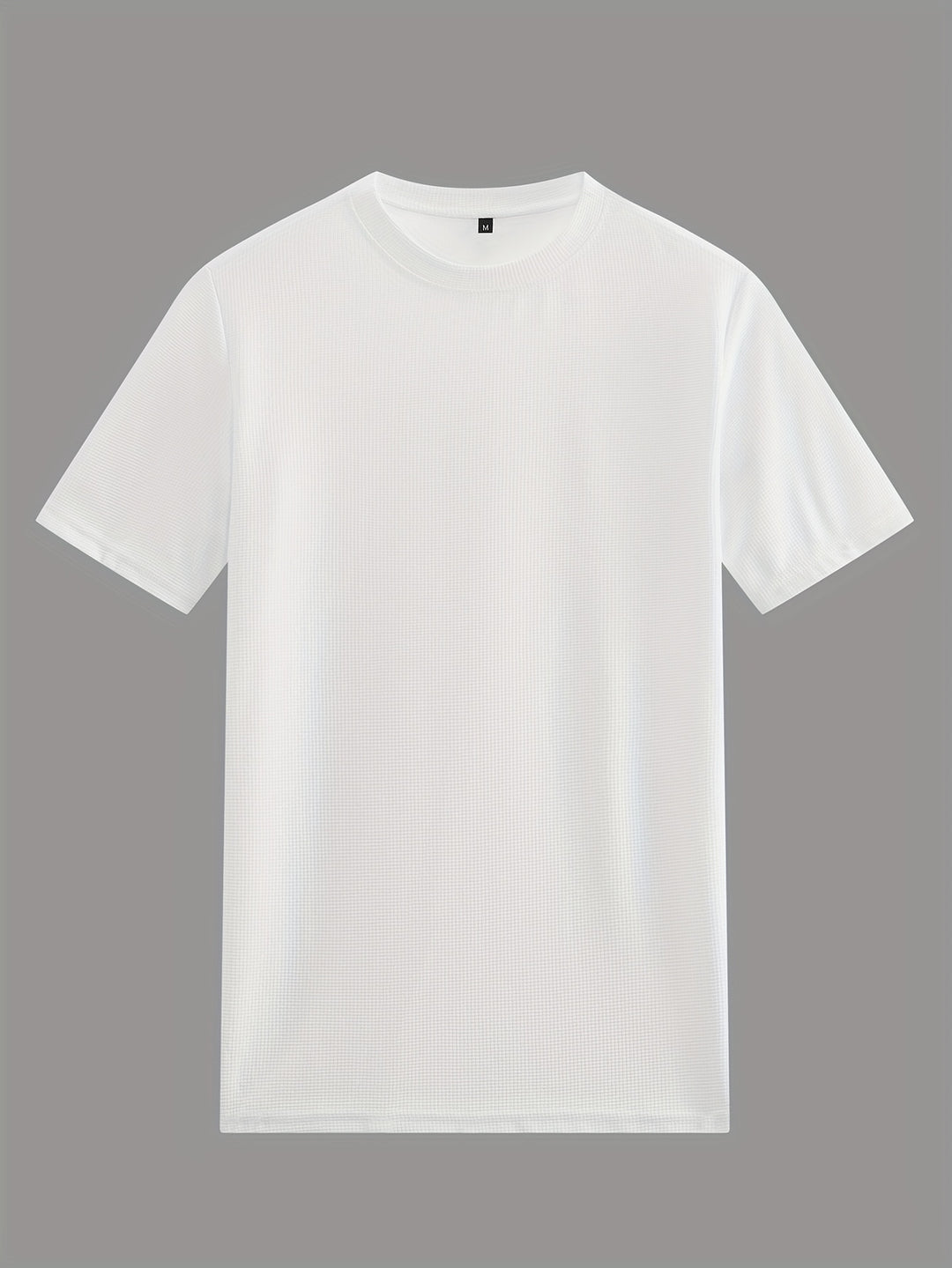 Textured Minimalist T-Shirt and Shorts Set