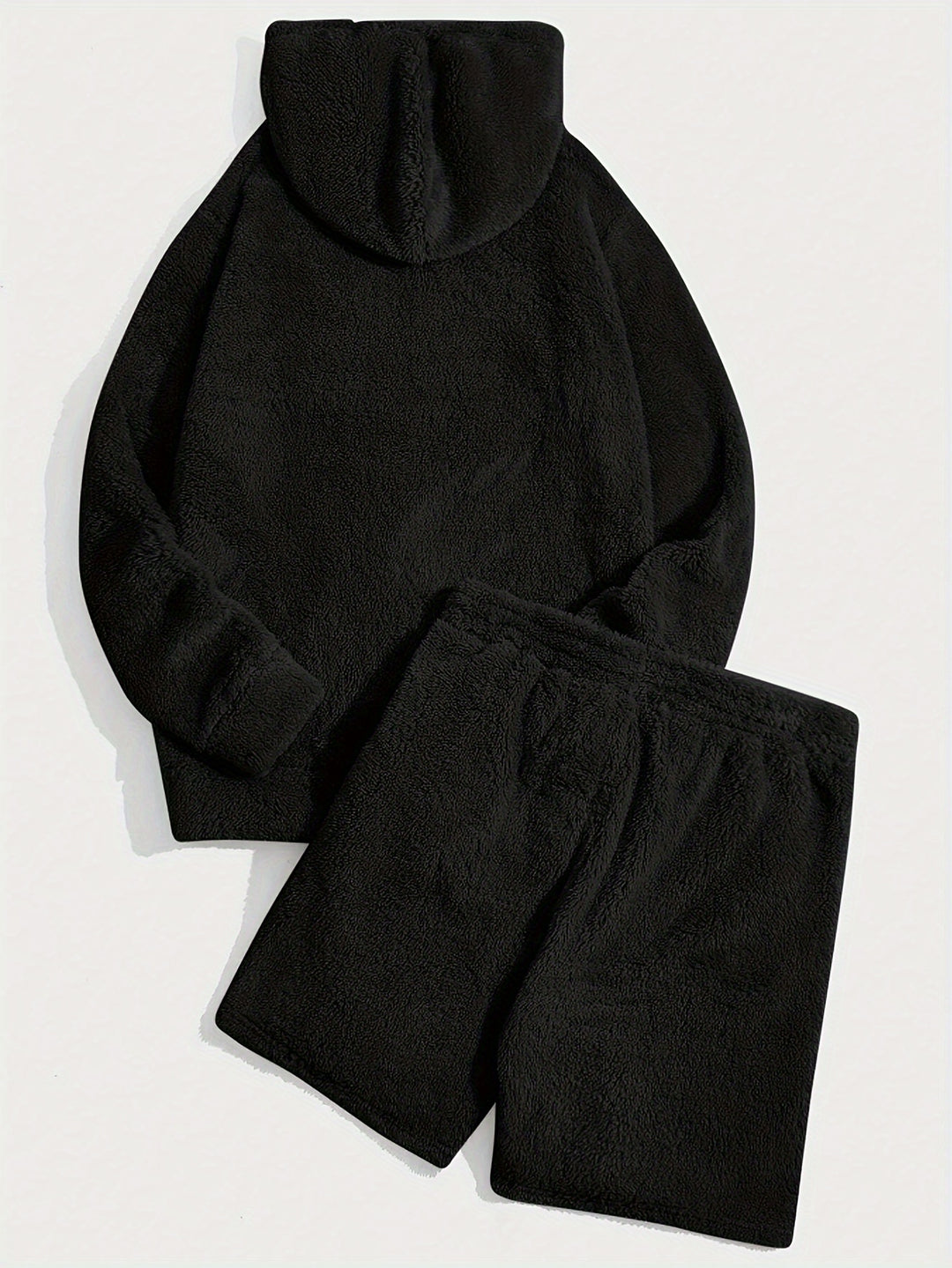 Fleece Hoodie and Shorts Set