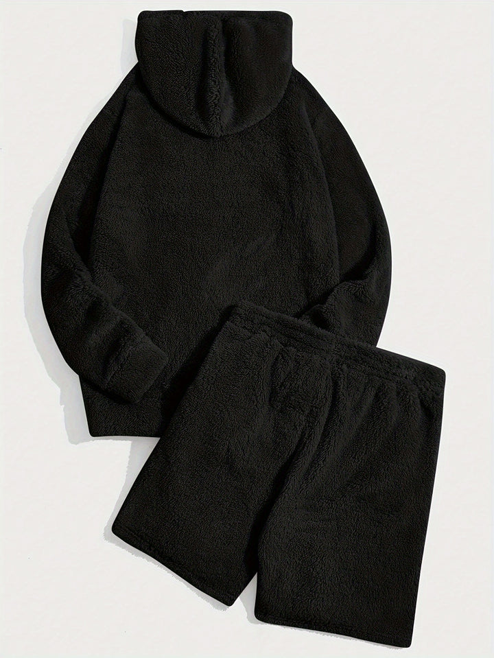 Fleece Hoodie and Shorts Set