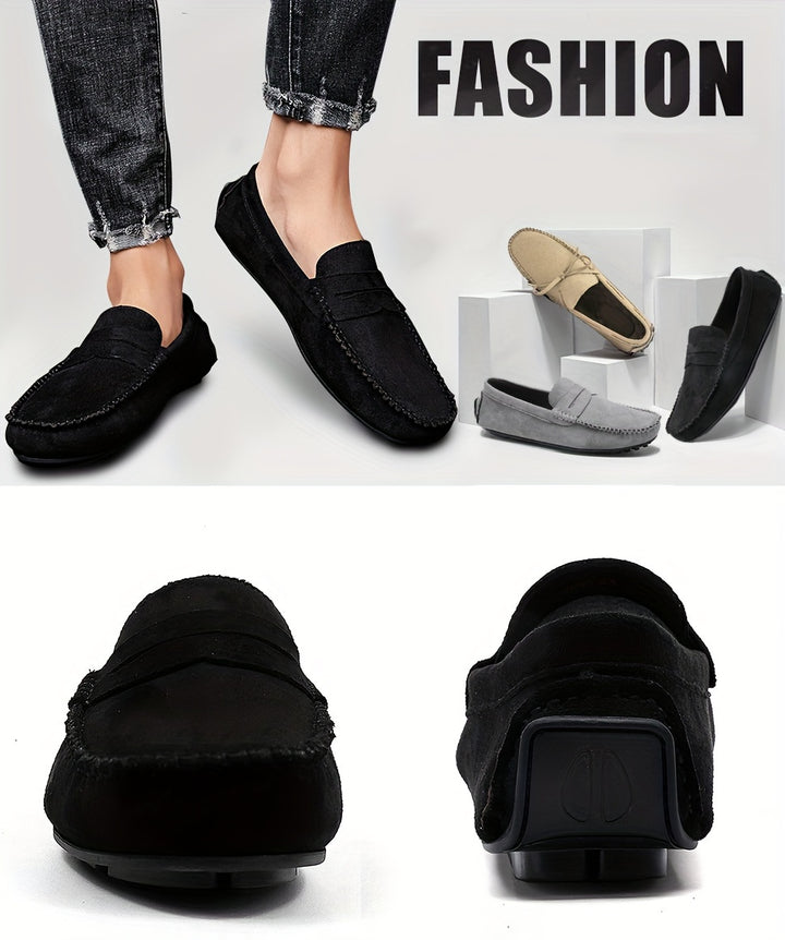 Suede Driving Loafer