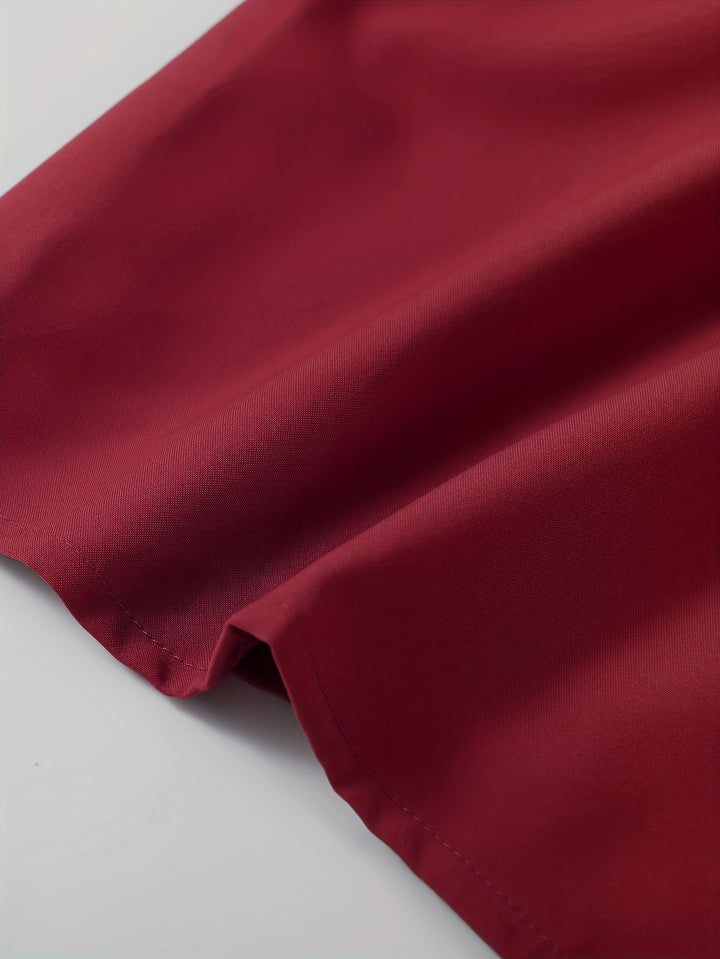 Relaxed Tailored Short Sleeve Shirt and Trousers Set