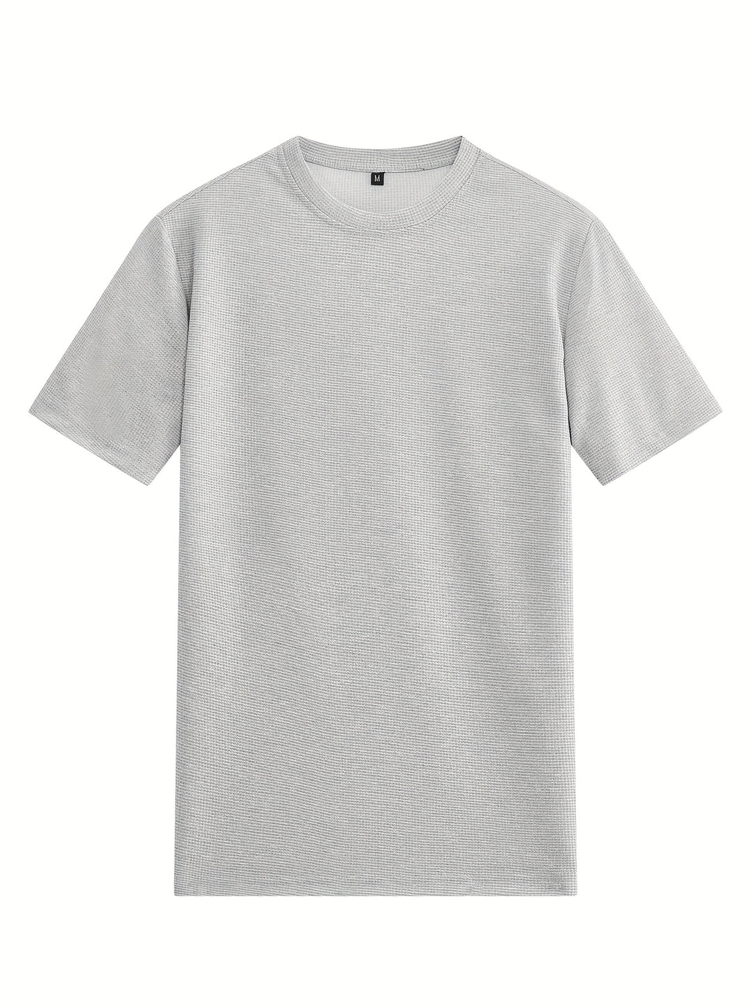 Textured Minimalist T-Shirt and Shorts Set