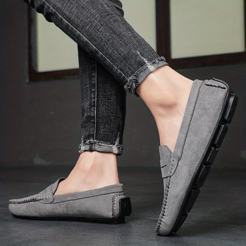 Suede Driving Loafer