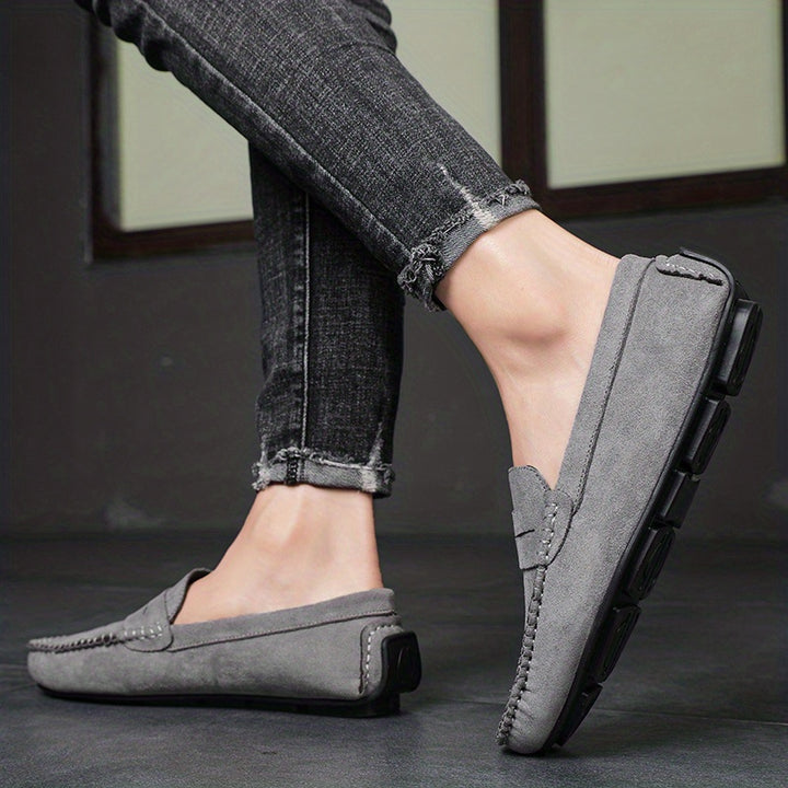 Suede Driving Loafer