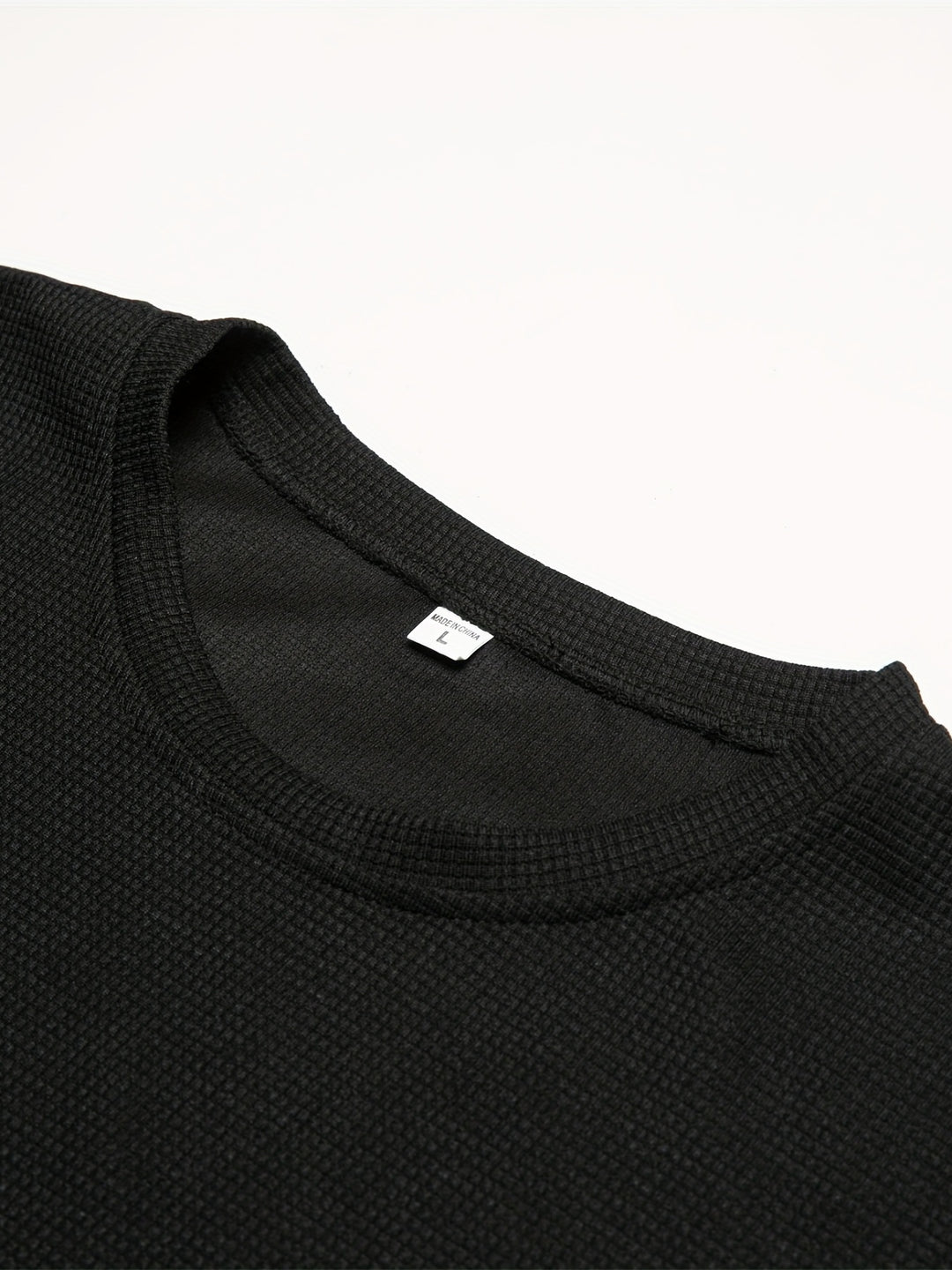 Textured Long Sleeve Top and Joggers Set