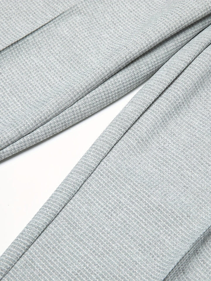 Textured Long Sleeve Top and Joggers Set