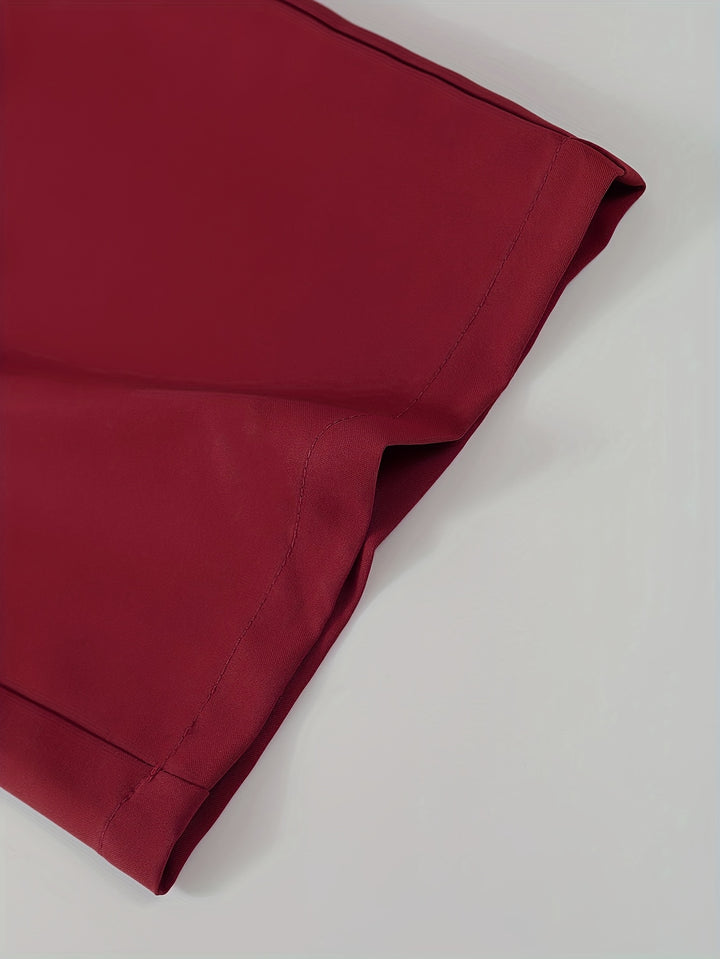 Relaxed Tailored Short Sleeve Shirt and Trousers Set