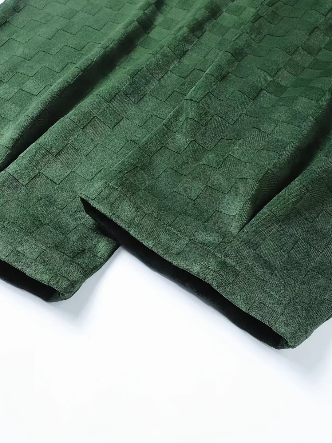 Checkered Loose-Fit Pants