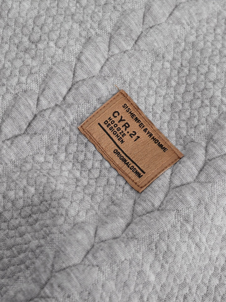 Textured Cable Knit T-Shirt and Shorts Set