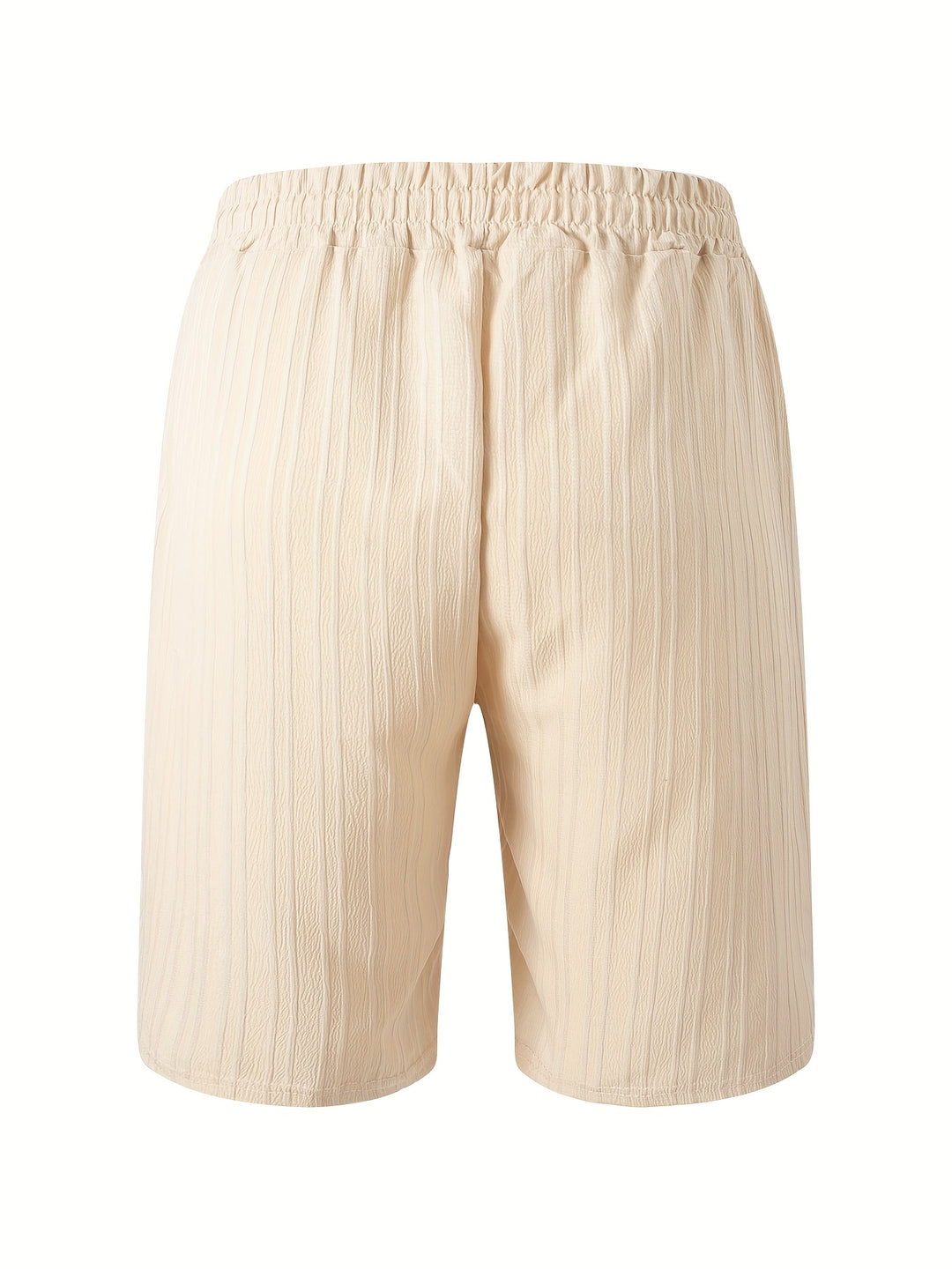 Sleeveless Pleated Button Shirt and Shorts Set