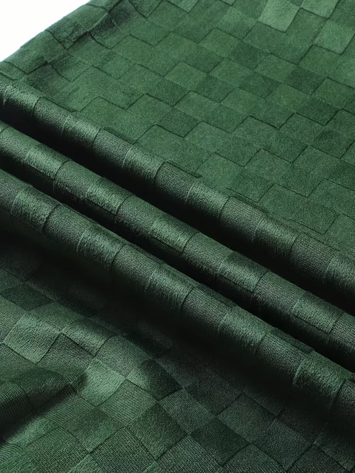 Checkered Loose-Fit Pants