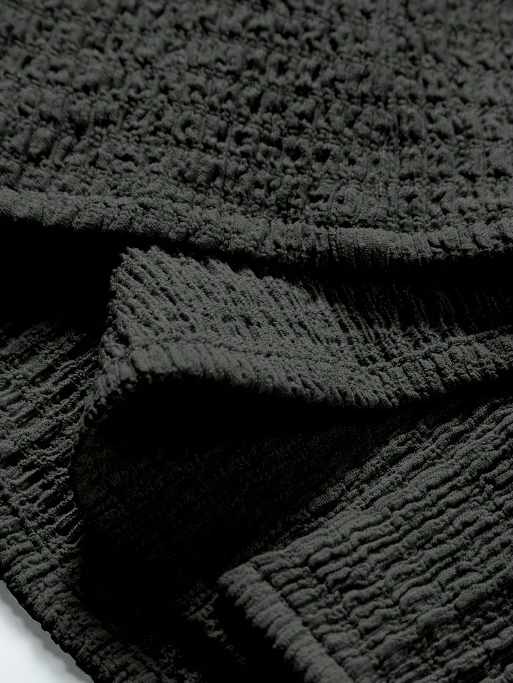 Textured Button-Up Shirt