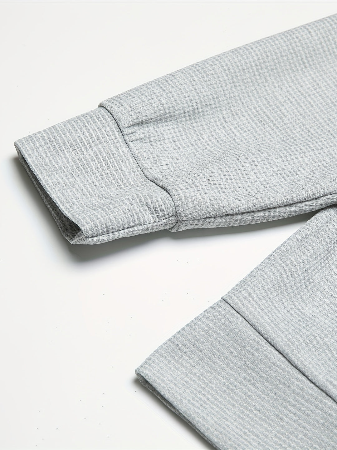 Textured Long Sleeve Top and Joggers Set