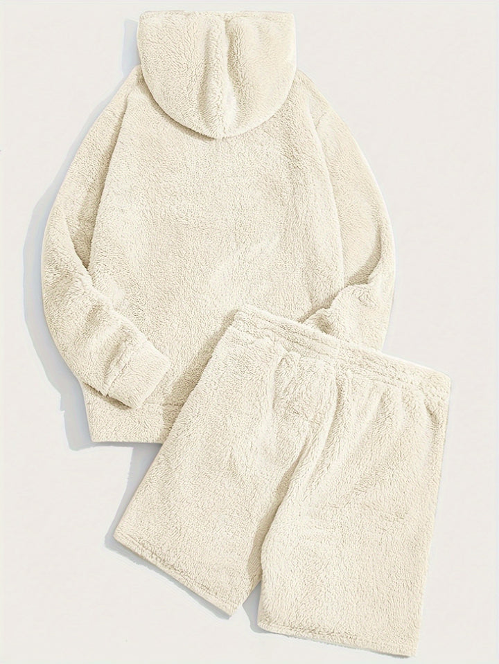 Fleece Hoodie and Shorts Set